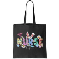 Nurse Life Stethoscope Nursing Cute Easter Bunny Easter Day Tote Bag