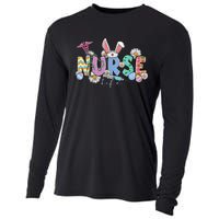 Nurse Life Stethoscope Nursing Cute Easter Bunny Easter Day Cooling Performance Long Sleeve Crew