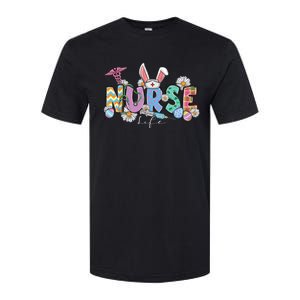 Nurse Life Stethoscope Nursing Cute Easter Bunny Easter Day Softstyle CVC T-Shirt