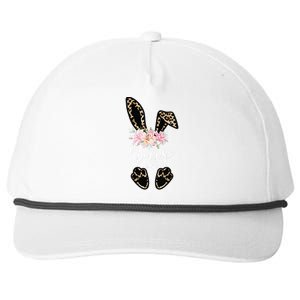 Nurse Life Stethoscope Nursing Cute Easter Bunny Easter Day Snapback Five-Panel Rope Hat