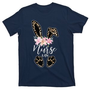 Nurse Life Stethoscope Nursing Cute Easter Bunny Easter Day T-Shirt