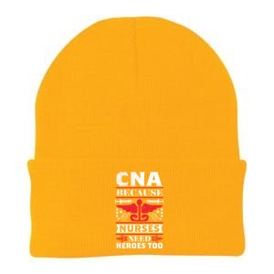 Nurse Life Shir T Cna Because Nurses Need Heroes Too Gift Knit Cap Winter Beanie