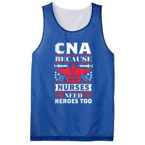 Nurse Life Shir.t, CNA Because Nurses Need Heroes Too Mesh Reversible Basketball Jersey Tank