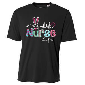 Nurse Life Stethoscope Nursing Cute Easter Bunny Easter Day Cooling Performance Crew T-Shirt