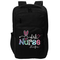 Nurse Life Stethoscope Nursing Cute Easter Bunny Easter Day Impact Tech Backpack