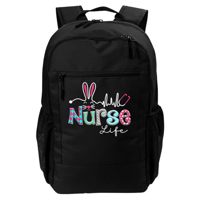 Nurse Life Stethoscope Nursing Cute Easter Bunny Easter Day Daily Commute Backpack