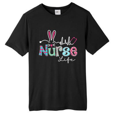 Nurse Life Stethoscope Nursing Cute Easter Bunny Easter Day Tall Fusion ChromaSoft Performance T-Shirt