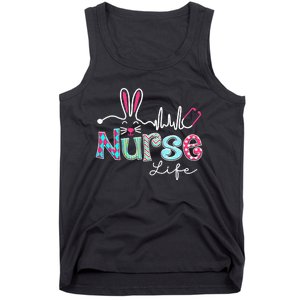 Nurse Life Stethoscope Nursing Cute Easter Bunny Easter Day Tank Top