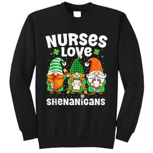 Nurses Love Shenanigans Irish Gnomes Nurse St Patricks Day Sweatshirt