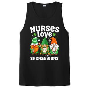 Nurses Love Shenanigans Irish Gnomes Nurse St Patricks Day PosiCharge Competitor Tank