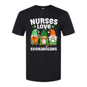 Nurses Love Shenanigans Irish Gnomes Nurse St Patricks Day Softstyle CVC T-Shirt