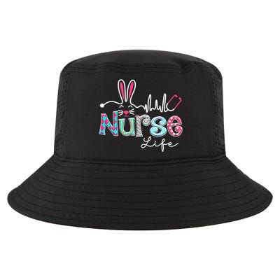 Nurse Life Stethoscope Nursing Cute Easter Bunny Easter Day Cool Comfort Performance Bucket Hat