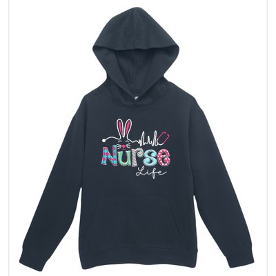 Nurse Life Stethoscope Nursing Cute Easter Bunny Easter Day Urban Pullover Hoodie