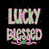 Not Lucky Simply Blessed St Patricks Day Coquette Shamrock Wool Snapback Cap
