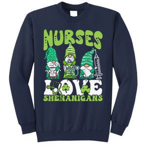 Nurses Love Shenanigans Gnome St Patricks Day Nurse Sweatshirt