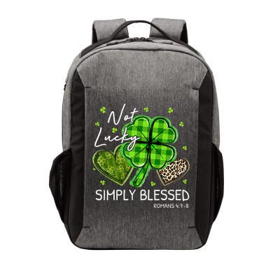 Not Lucky Simply Blessed Christian St Patricks Day Vector Backpack