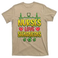 Nurses Love Shenanigans Saint Patricks Day T-Shirt