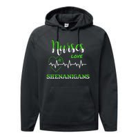 Nurses Love Shenanigans Performance Fleece Hoodie