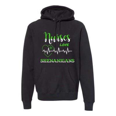 Nurses Love Shenanigans Premium Hoodie