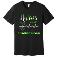 Nurses Love Shenanigans Premium T-Shirt