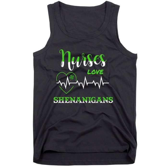 Nurses Love Shenanigans Tank Top