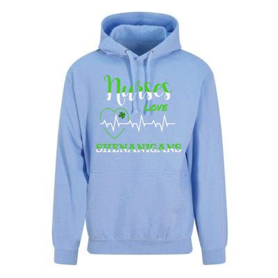 Nurses Love Shenanigans Unisex Surf Hoodie