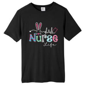 Nurse Life Stethoscope Nursing Cute Easter Bunny Easter Day Tall Fusion ChromaSoft Performance T-Shirt