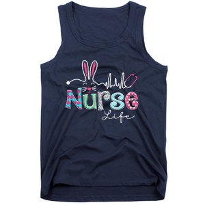 Nurse Life Stethoscope Nursing Cute Easter Bunny Easter Day Tank Top