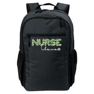 Nurse Love St Patricks Day Lucky Cow Print Gift Daily Commute Backpack