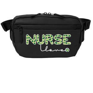 Nurse Love St Patricks Day Lucky Cow Print Gift Crossbody Pack