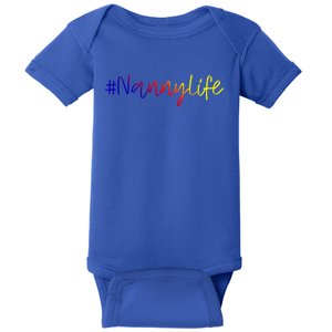 Nanny Life Sitter Grandma Gift #Nannylife Pride Cute Gift Baby Bodysuit