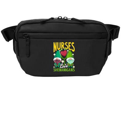 Nurses Love Shenanigans Gnome St Patricks Day Nurse Crossbody Pack