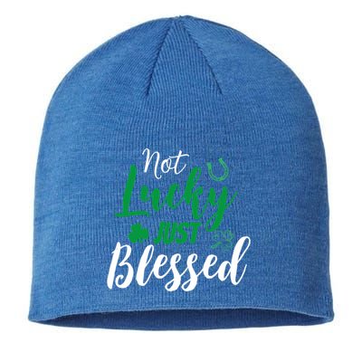 Not Lucky Simply Blessed Irish Lucky St PatrickS Day Gift Sustainable Beanie