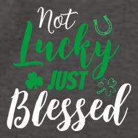 Not Lucky Simply Blessed Irish Lucky St PatrickS Day Gift Vector Backpack