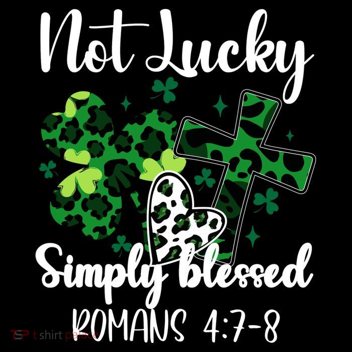 Not Lucky Simply Blessed St PatrickS Day Magnet