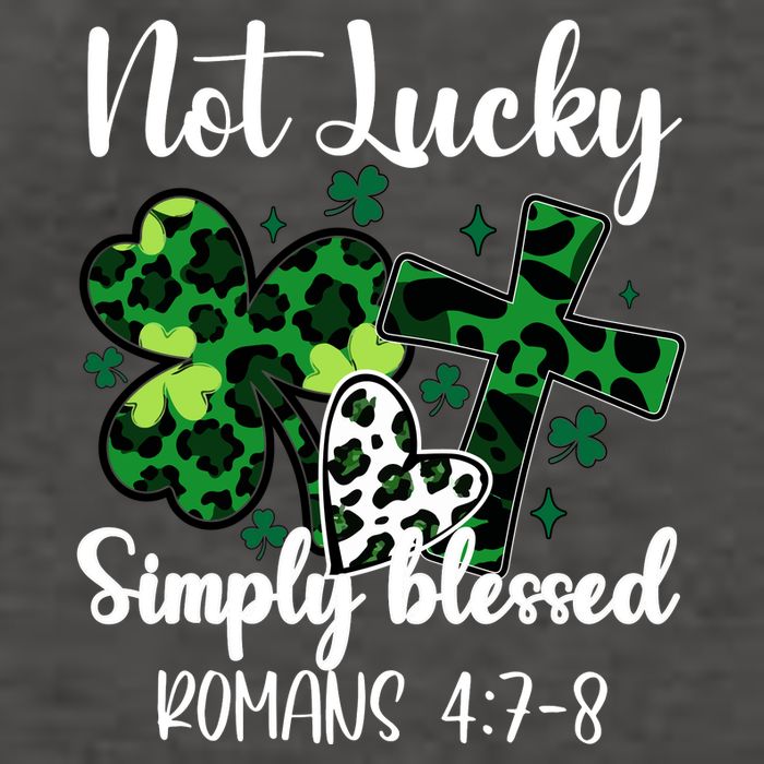 Not Lucky Simply Blessed St PatrickS Day Vector Backpack