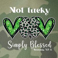 Not Lucky Simply Blessed Clover Legacy Tie Dye Trucker Hat