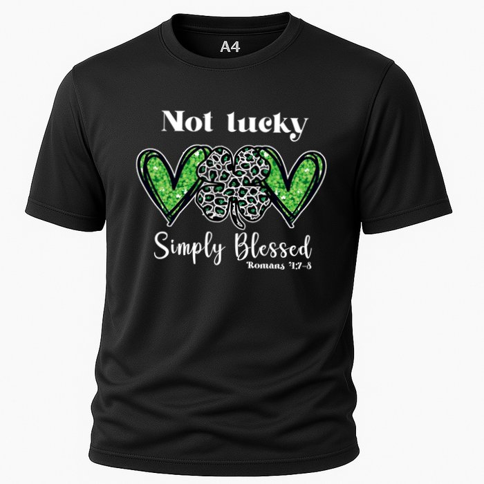 Not Lucky Simply Blessed Clover Performance Shirt