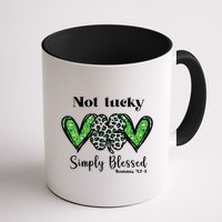 Not Lucky Simply Blessed Clover Mug