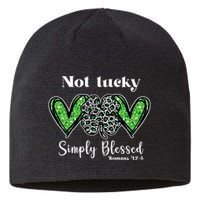 Not Lucky Simply Blessed Clover Sustainable Beanie