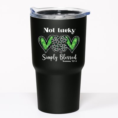Not Lucky Simply Blessed Clover Tumbler