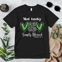 Not Lucky Simply Blessed Clover Premium T-Shirt