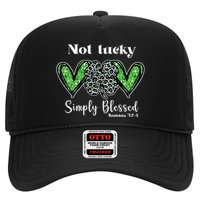 Not Lucky Simply Blessed Clover Trucker Hat