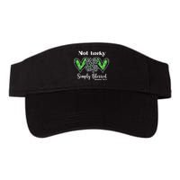Not Lucky Simply Blessed Clover Visor