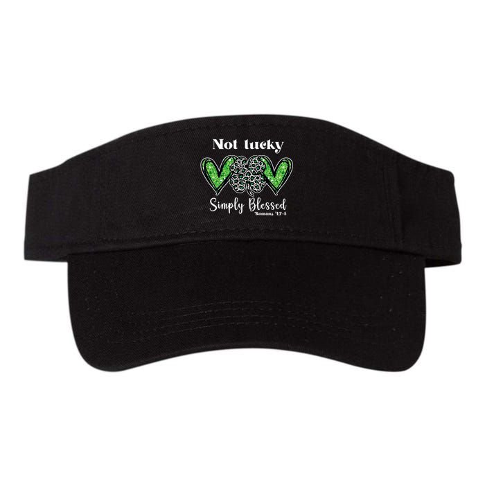Not Lucky Simply Blessed Clover Visor