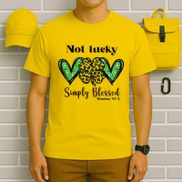 Not Lucky Simply Blessed Clover T-Shirt