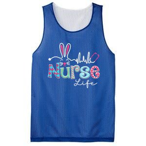 Nurse Life Stethoscope Nursing Cute Easter Bunny Easter Day Gift Mesh Reversible Basketball Jersey Tank