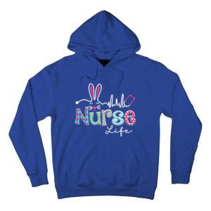 Nurse Life Stethoscope Nursing Cute Easter Bunny Easter Day Gift Tall Hoodie