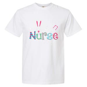 Nurse Life Stethoscope Nursing Cute Easter Bunny Easter Day Gift Garment-Dyed Heavyweight T-Shirt