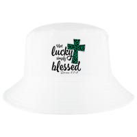 Not Lucky Simply Blessed Christian St Patricks Day Irish Cool Comfort Performance Bucket Hat